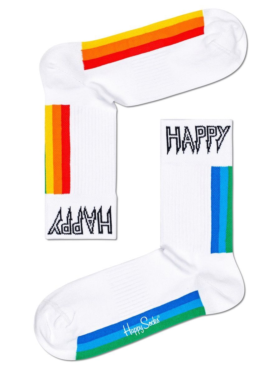 

Носки унисекс Happy Socks ATCOS14 белые 25, Белый, ATCOS14