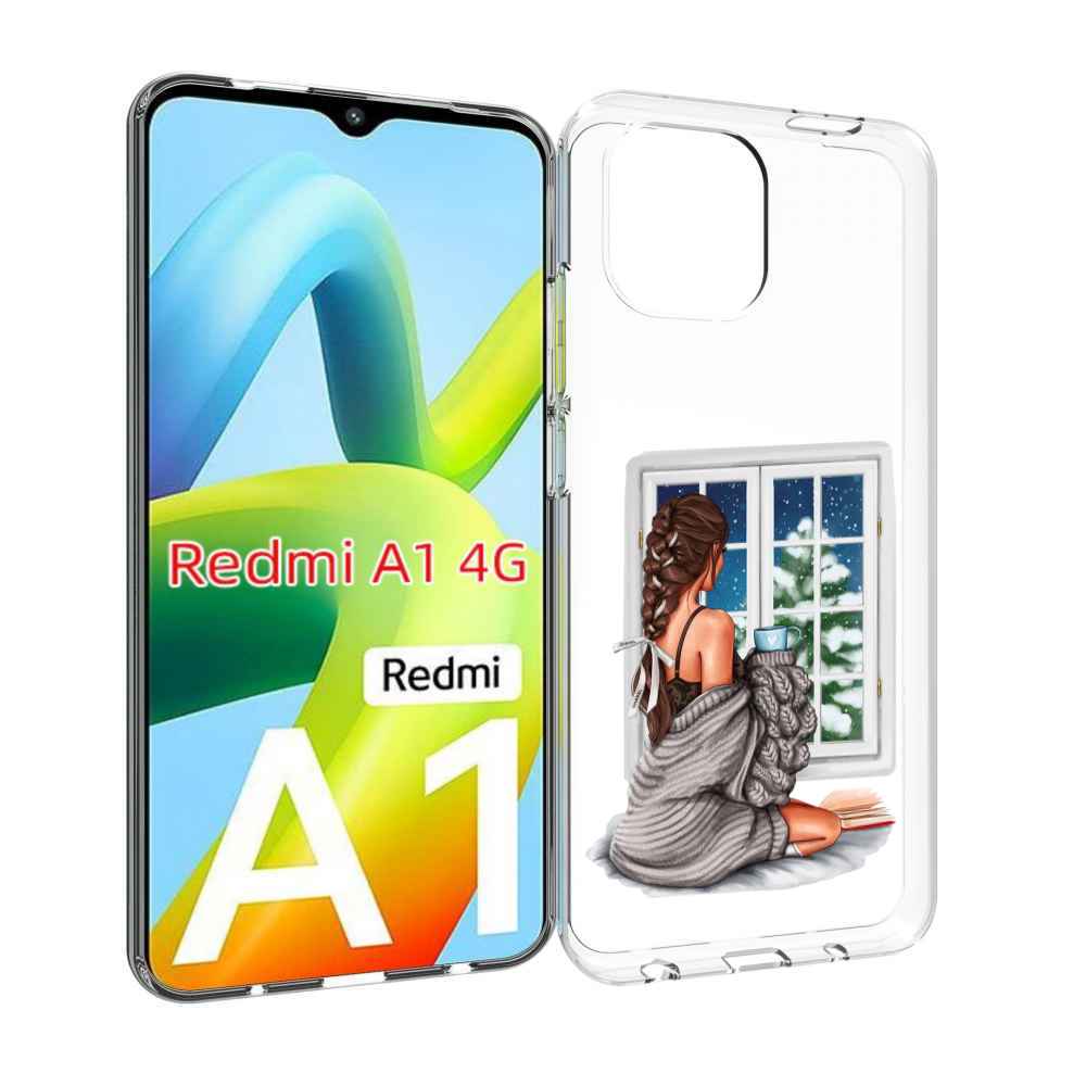 

Чехол Mypads Уютное-Зимнее-Окно Женский Для Xiaomi Redmi A1, Прозрачный, Tocco