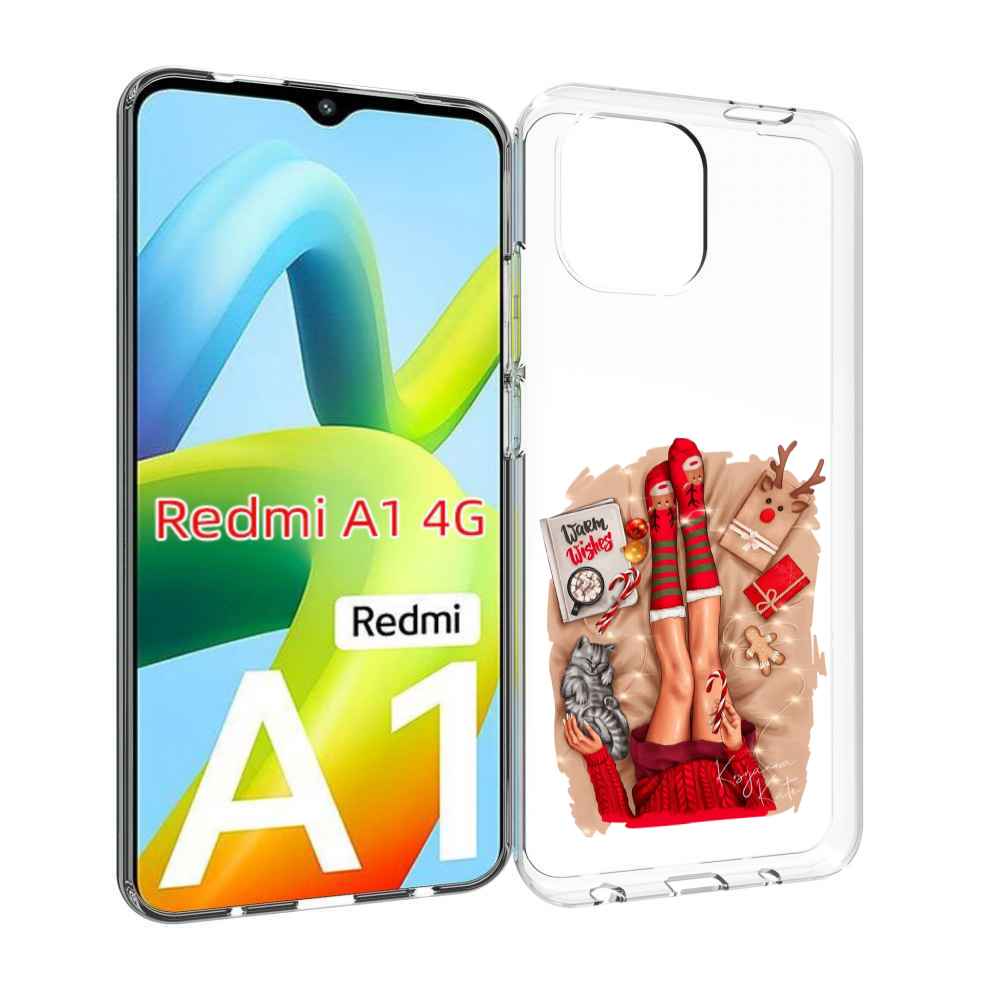 

Чехол Mypads Уютный-Арт Женский Для Xiaomi Redmi A1, Прозрачный, Tocco