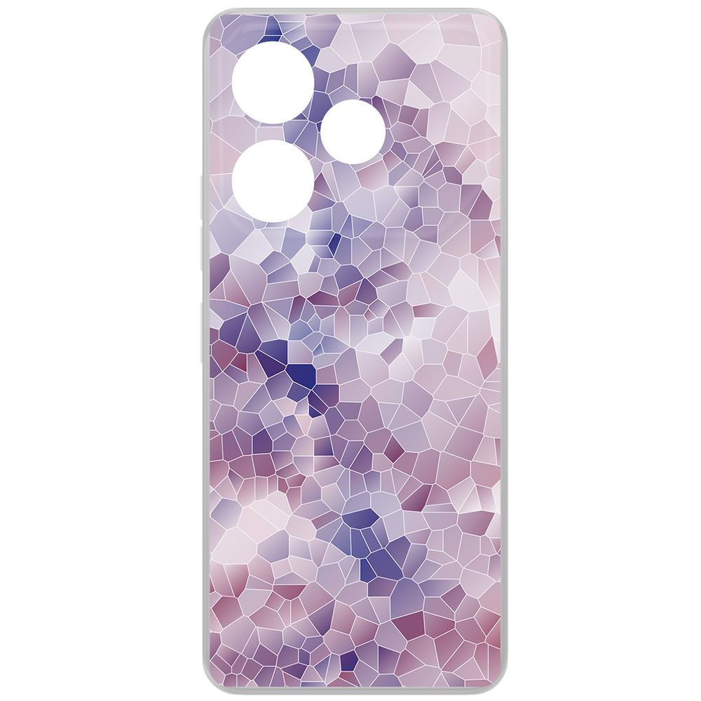 

Чехол-накладка Krutoff Clear Case Витраж 2 для TECNO Pova 6, Прозрачный