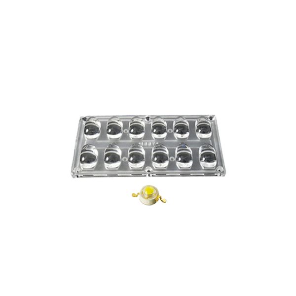

Блок линз 12BST-E (130x65°, 12x LED) (Turlens, -) Turlens 016078