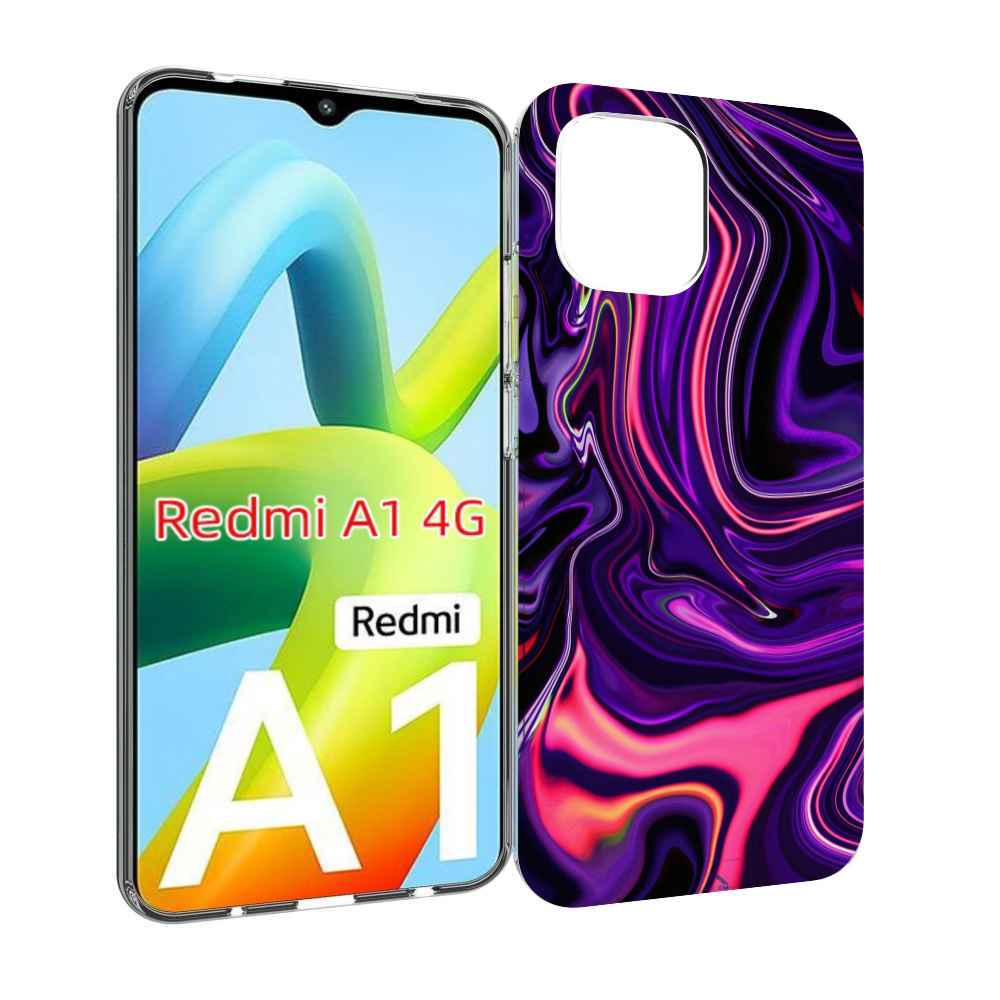 

Чехол Mypads Фиолетовые Краски Для Xiaomi Redmi A1, Прозрачный, Tocco