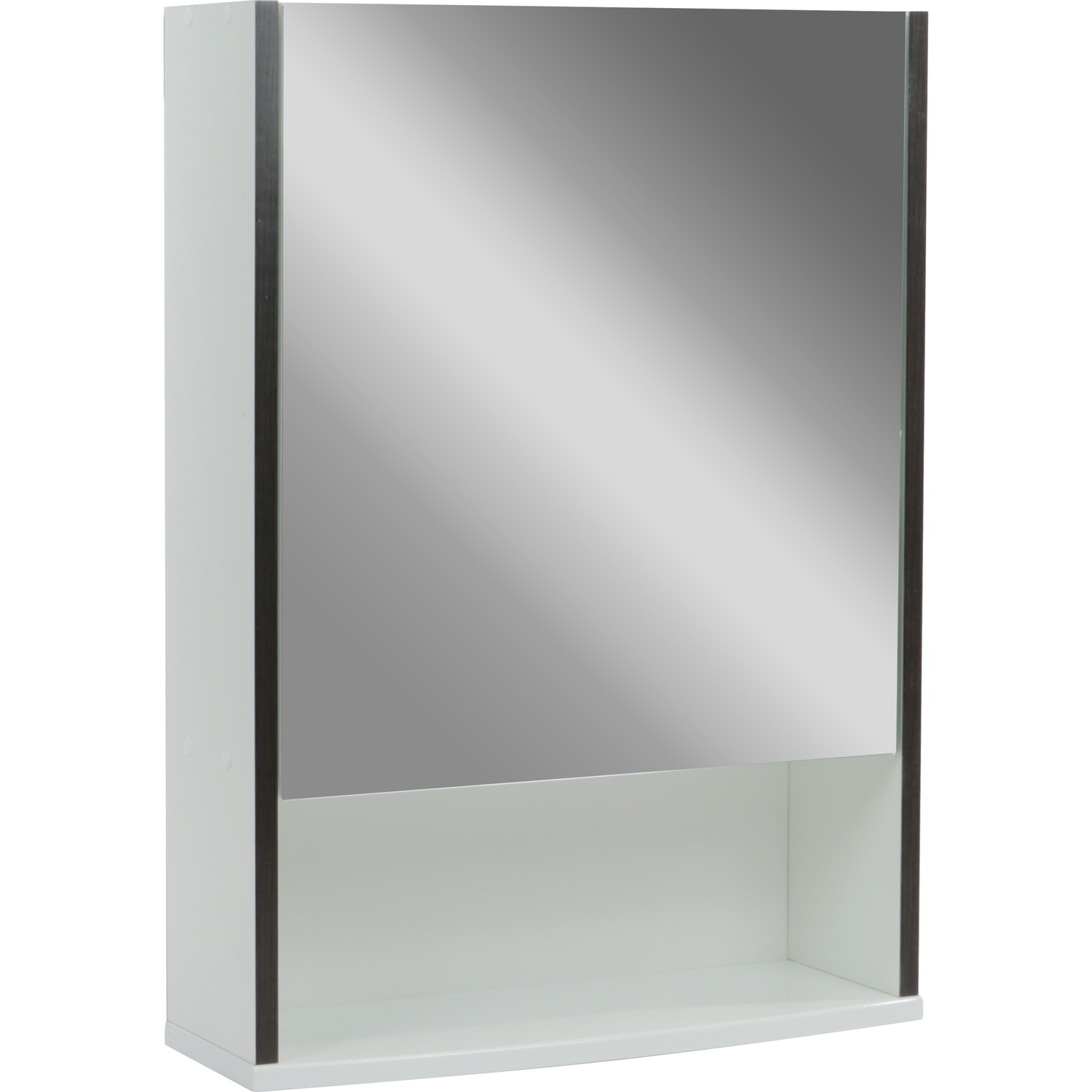 Зеркало-шкаф Астра 50 DORATIZ, правый белый, венге 2711.032