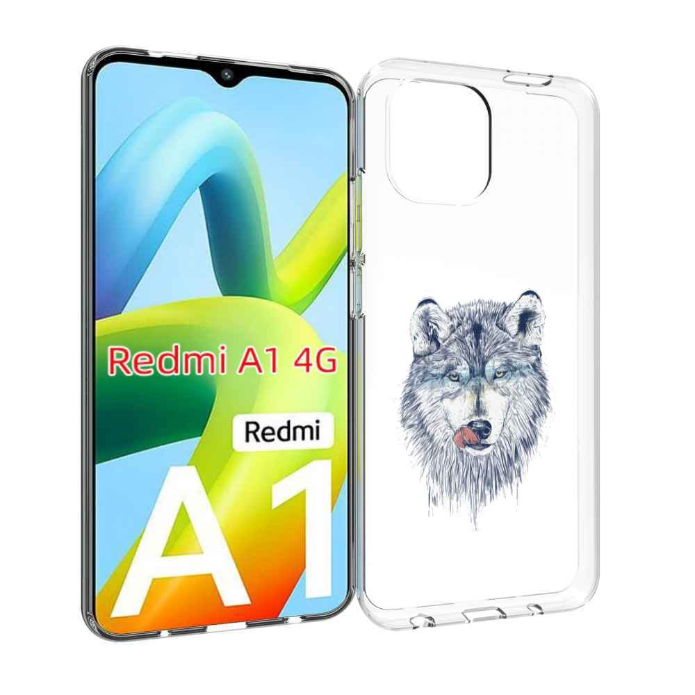 Чехол Mypads Голодгый Волк Для Xiaomi Redmi A1