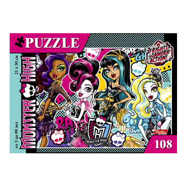 

Пазл Hatber Школа Монстров (Monster High) 108ПЗ4_13006 108 элементов