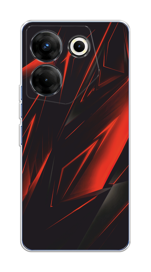 

Чехол Awog на Tecno Camon 20 Pro 5G "Игровой фон", Бордовый;красный;черный, 304050-1