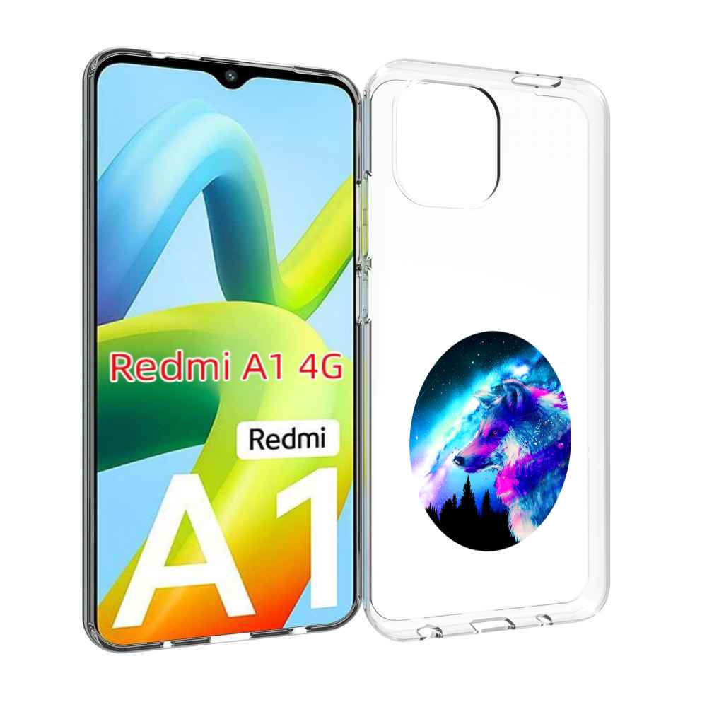

Чехол Mypads Голубой Волк Для Xiaomi Redmi A1, Прозрачный, Tocco