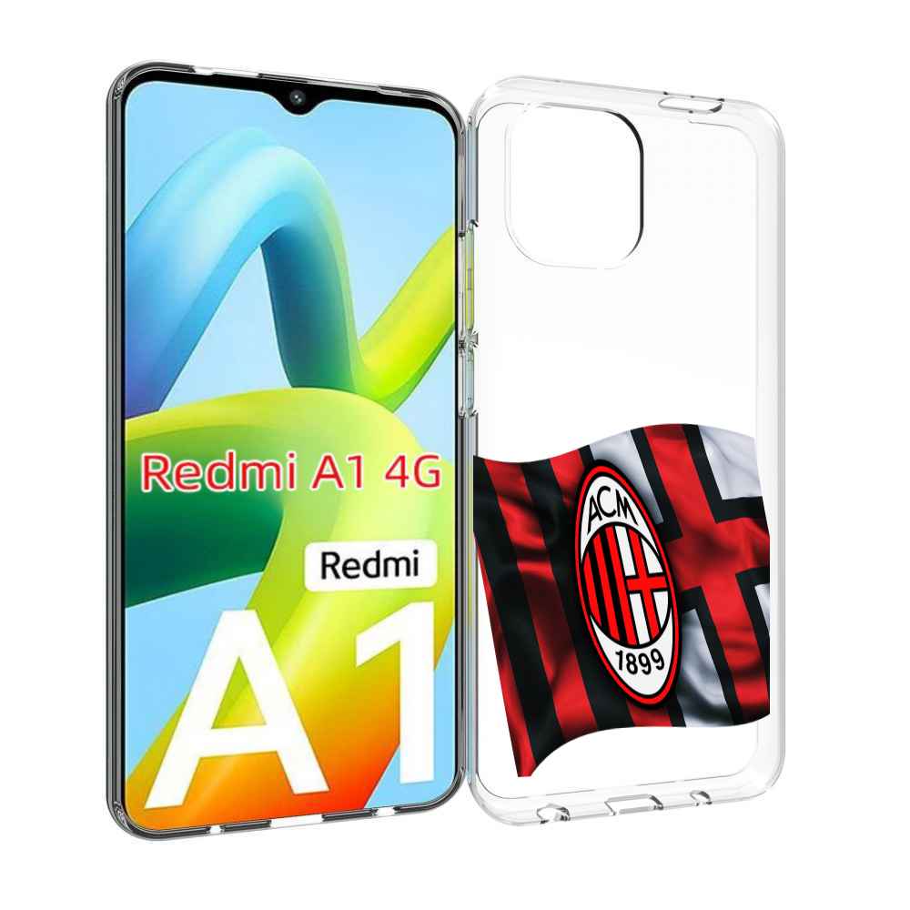 

Чехол Mypads Фк Милан Мужской Для Xiaomi Redmi A1, Прозрачный, Tocco