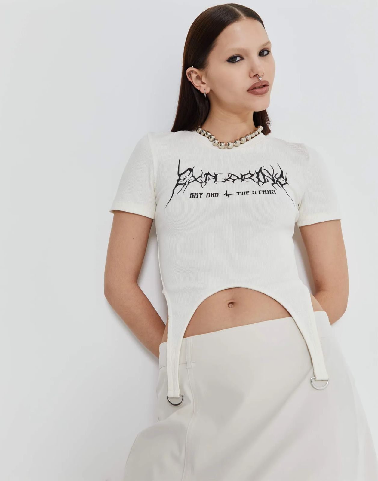 

Футболка для девочки Gloria Jeans GKT025452 молочный 16-18л/170, Белый, GKT025452