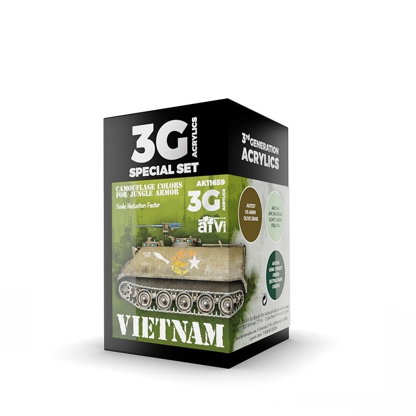 фото Ak11659 набор красок vietnam colors 3g ak interactive