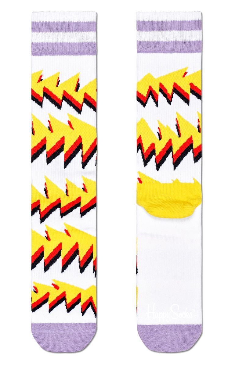 

Носки унисекс Happy Socks ATROC27 белые 29, Белый, ATROC27