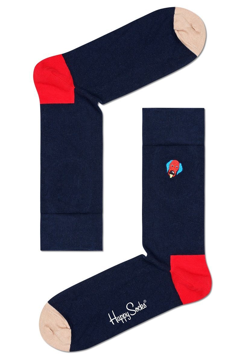 

Носки унисекс Happy Socks BEDO01 синие 25, Синий, BEDO01