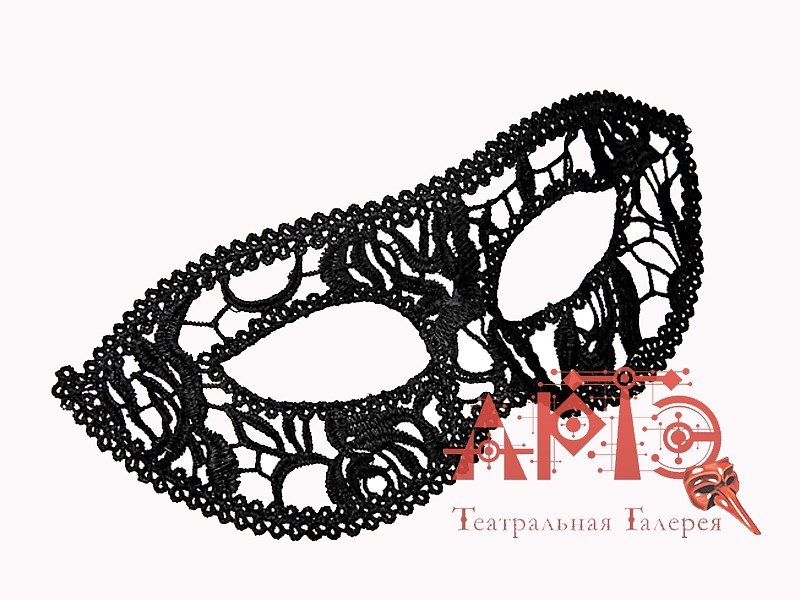 

Маска Кружева № 01 (Цв: Черный )