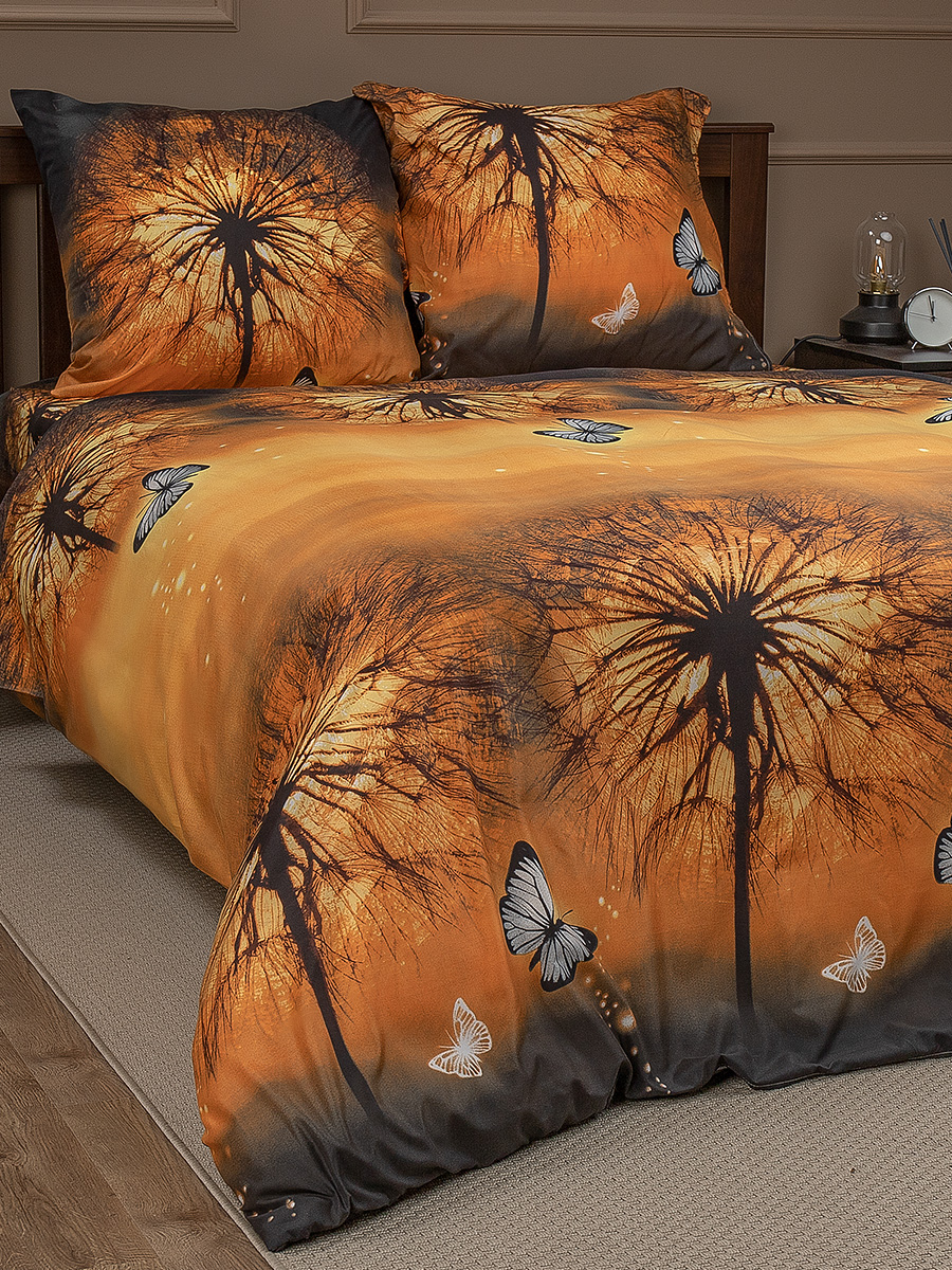 

Комплект постельного белья Amore Mio BZ QR Warm, макосатин, евро, Warm