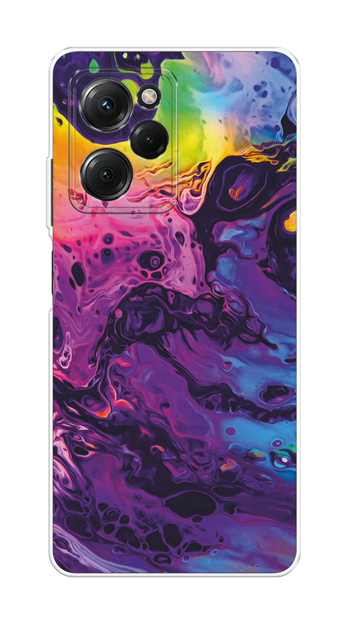 

Чехол Awog на Poco X5 Pro 5G "ACID fluid", Бордовый, 318050-1