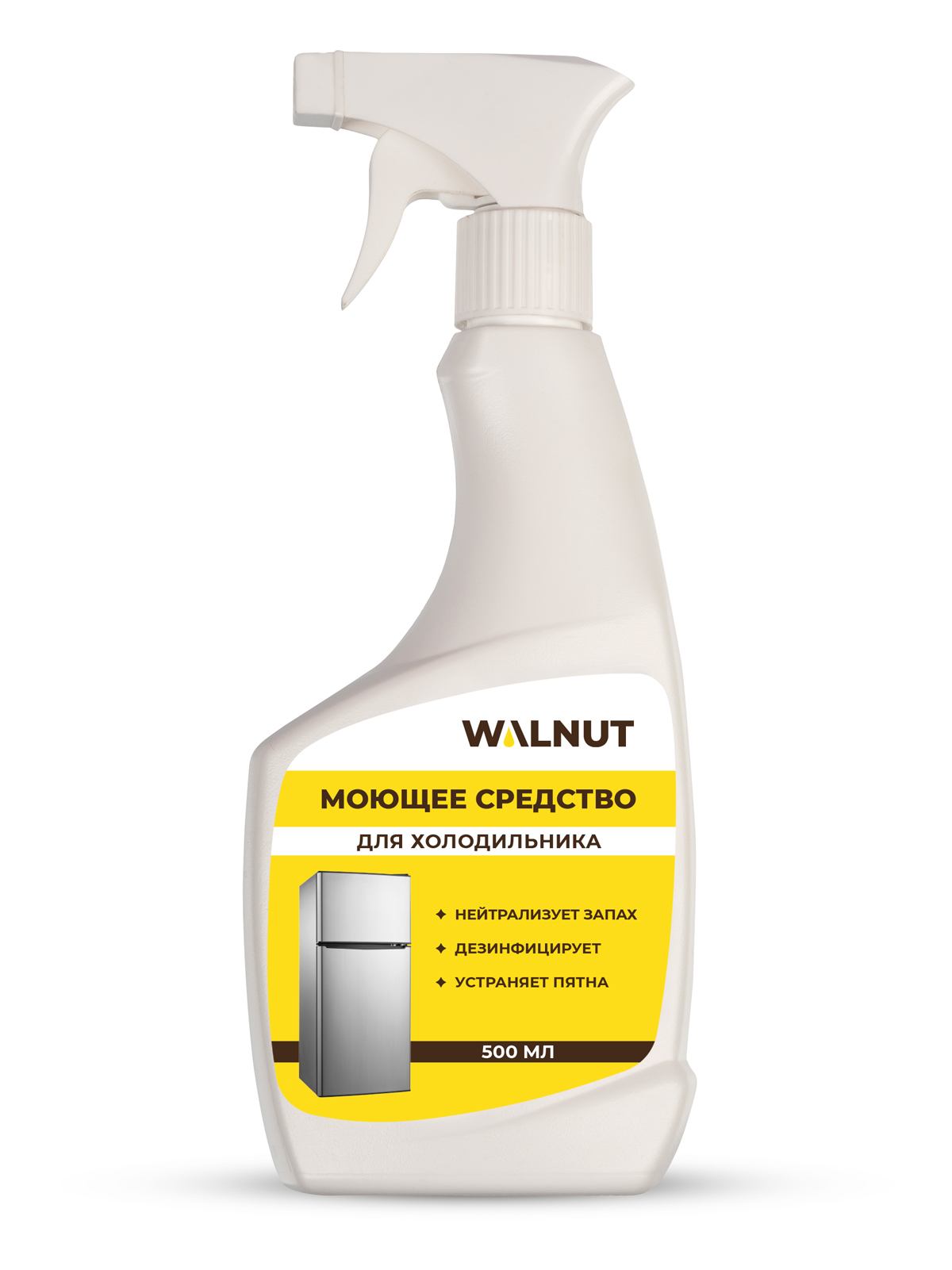 Средство для мытья холодильника Walnut 500 мл средство для мытья поверхностей bonix универсал 4 л