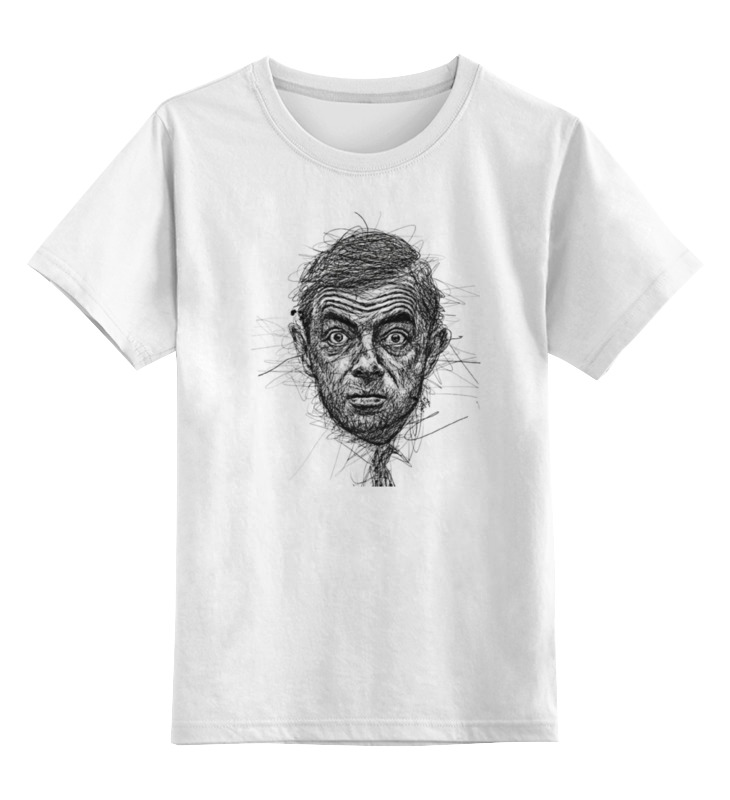 

Детская футболка классическая Printio Mr bean, р. 164, Белый, 0000000680693