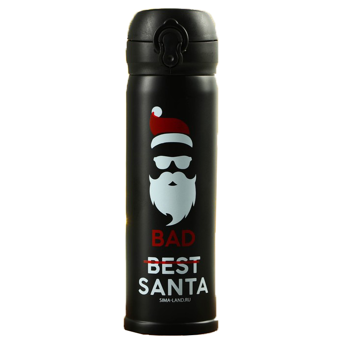 

Термос «Bad santa» черный, 500 мл, Bad santa