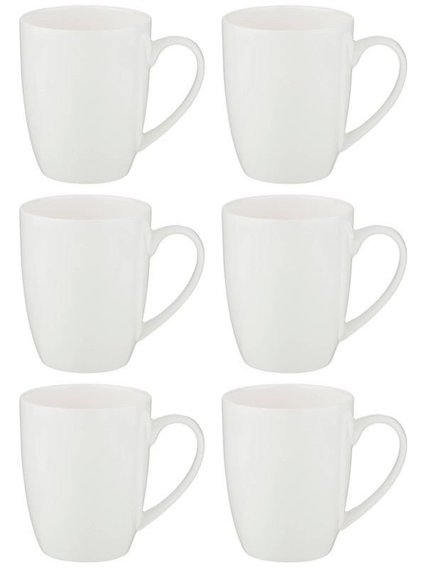 

Набор кружек 12 шт Lefard Silk 400 мл 415-2012, Белый