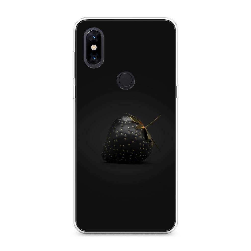 

Чехол Awog на Xiaomi Mi Mix 3 "Черная клубника", Разноцветный, 34950-10