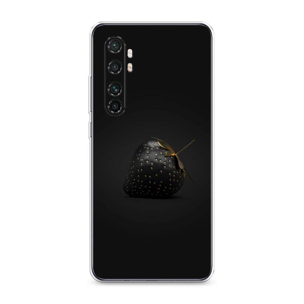 

Чехол Awog на Xiaomi Mi Note 10 Lite "Черная клубника", Разноцветный, 38450-10