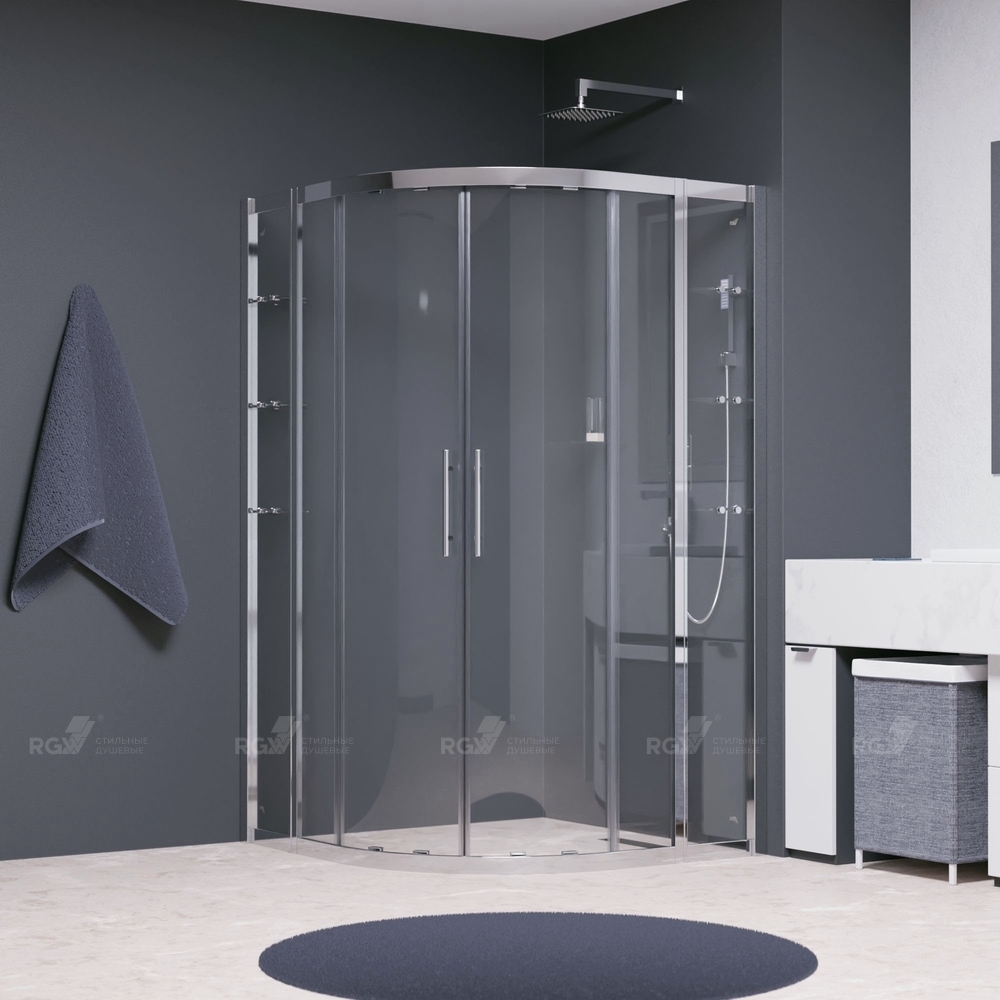 

Душевой уголок RGW HO-512 (HO-51 + 2Z-42) 130x130, прозрачное стекло