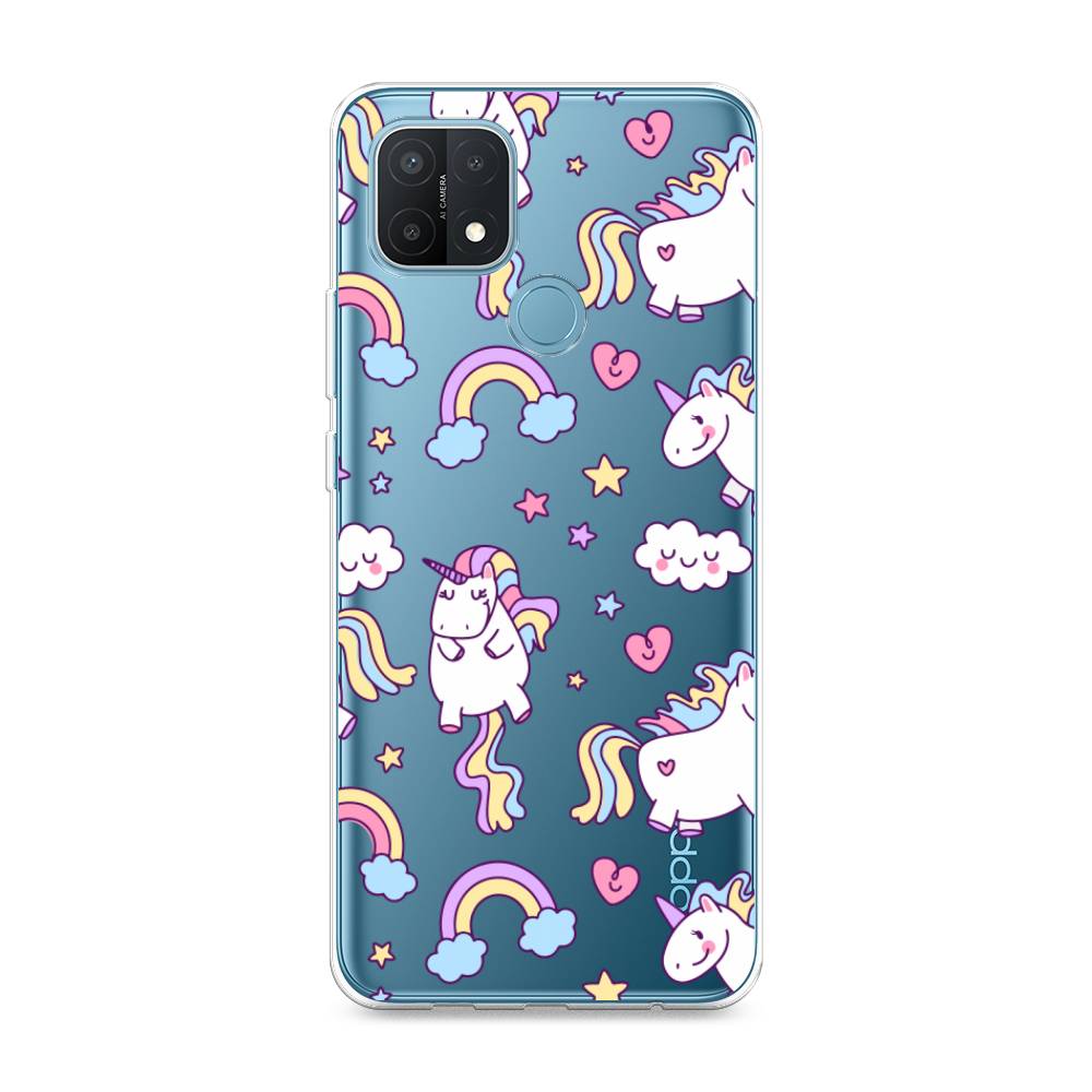 

Силиконовый чехол "Sweet unicorns dreams" на Oppo A15s, Sweet unicorns dreams