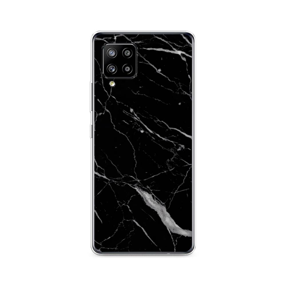 фото Силиконовый чехол "черный минерал" на samsung galaxy a42 awog