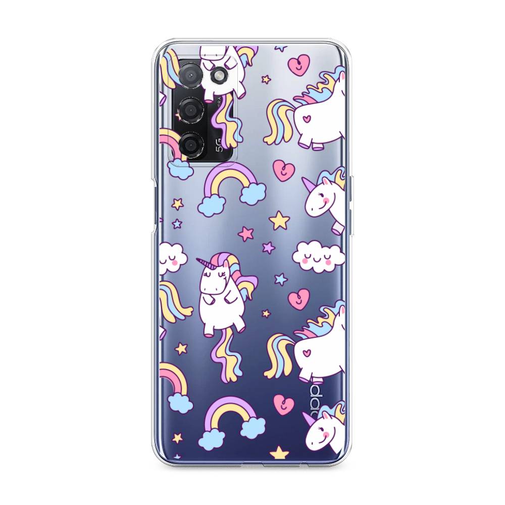 

Силиконовый чехол "Sweet unicorns dreams" на Oppo A55, Sweet unicorns dreams