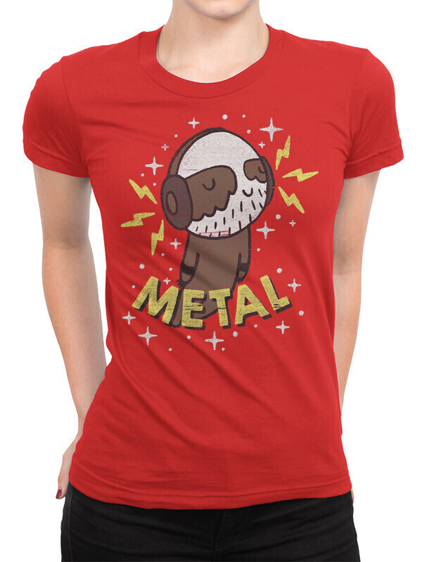 

Футболка женская Dream Shirts Metal Женская MET-4860351 красная XS, Metal Женская MET-4860351