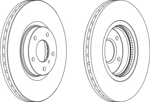 

Тормозной диск FERODO DDF1505C1