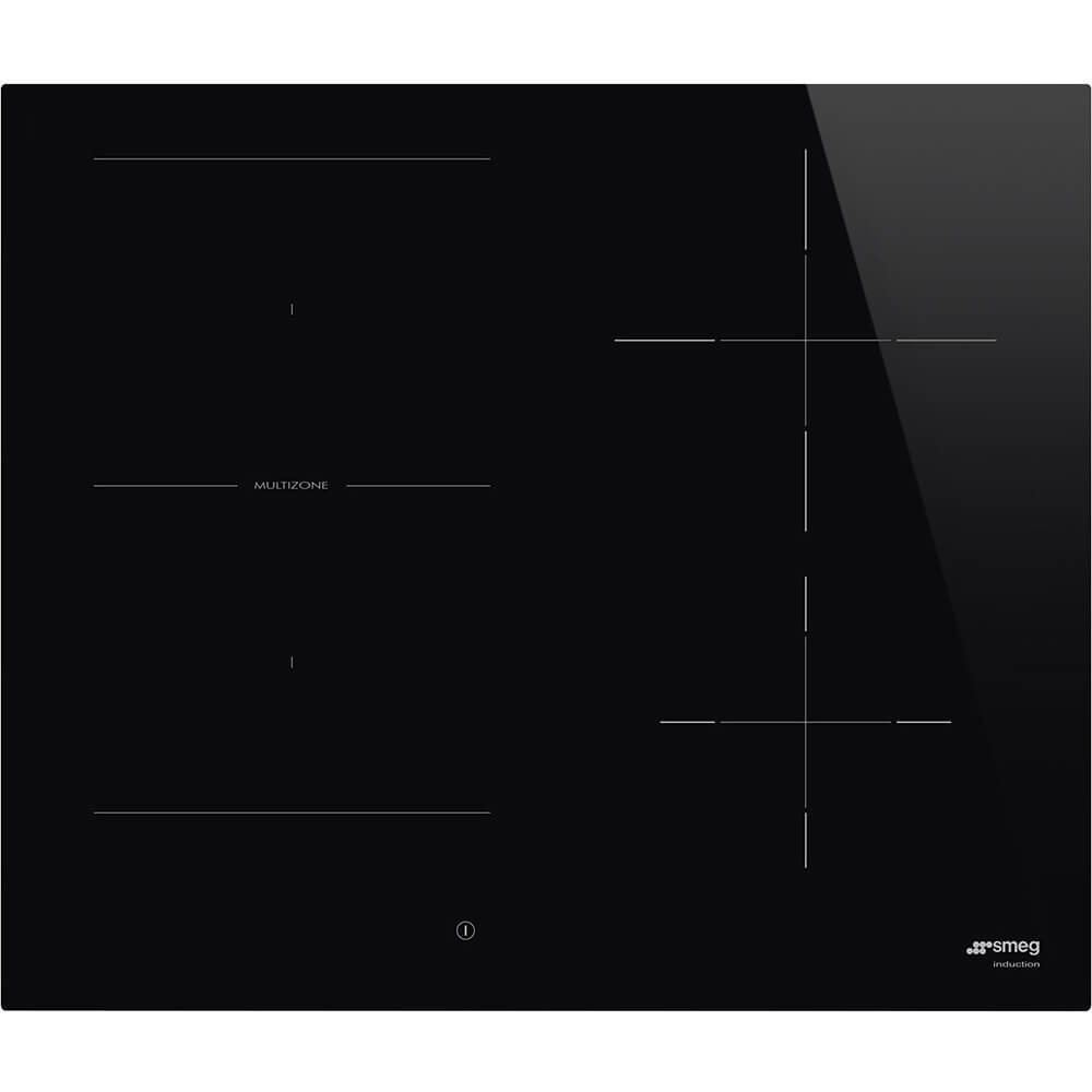Встраиваемая варочная панель индукционная Smeg SI1M4644D черный индукционная электроплитка caso pro menu 2100 чёрный