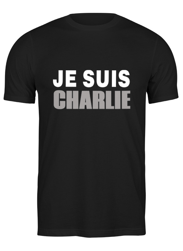

Футболка мужская Printio Je suis charlie-1 черная 2XL, Черный, Je suis charlie-1