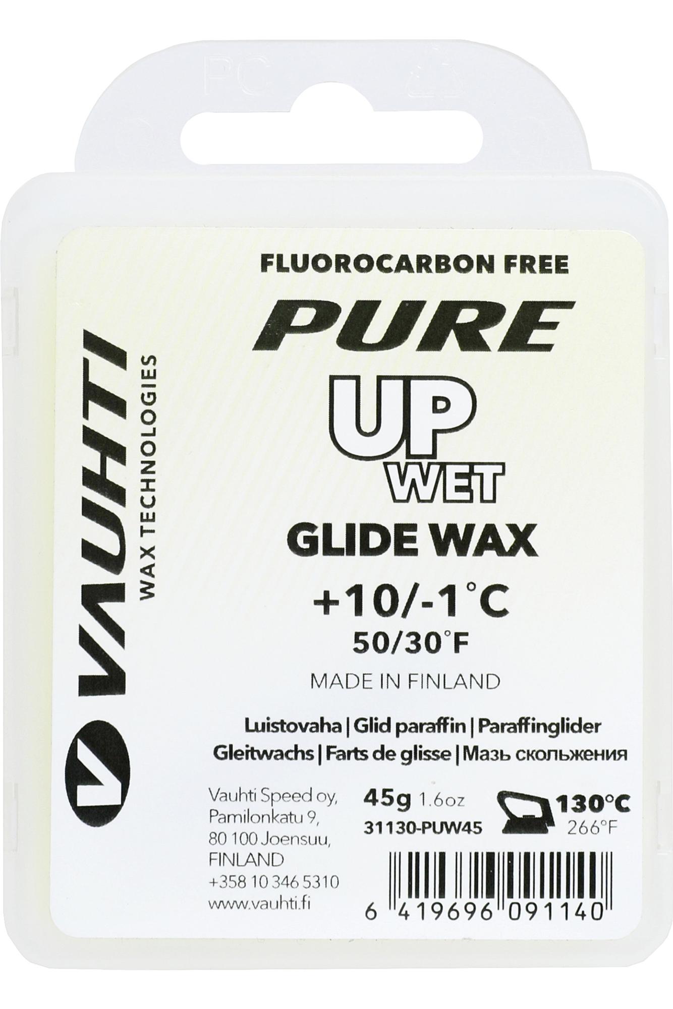 

Универсальный Парафин Скольжения Твердый Vauhti Pure Up Wet (+10/-1) 45 Гр. (Б/Р) 2023-24, Белый, Pure Up Wet (+10/-1) 45 Гр.