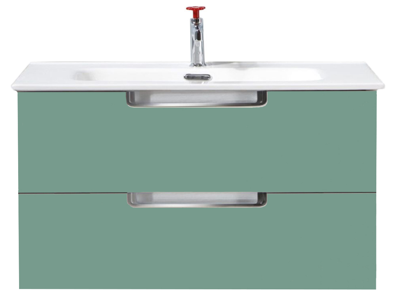 

Тумба для комплекта BelBagno Leticia BB1000DDAC/MO menta opaco, Зеленый