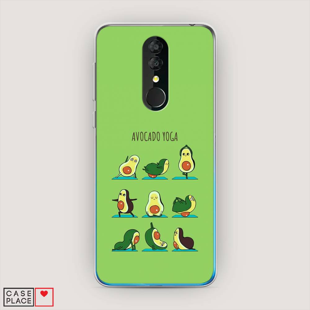 

Чехол Awog на Alcatel 3 5053Y (2019) / Алкатель 3 5053Y (2019) "Авокадо йога", Разноцветный, 170550-10