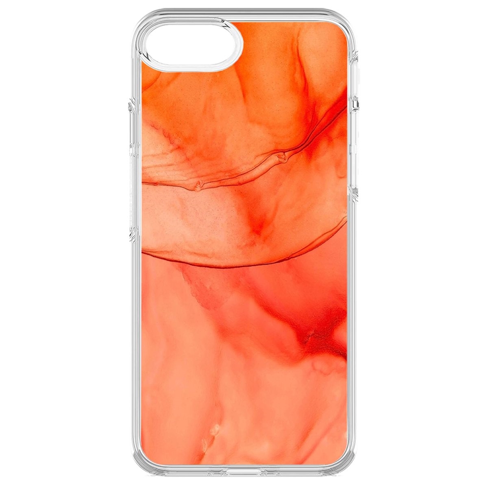 

Чехол-накладка Krutoff Clear Case Абстракт оранж для iPhone 7/8/SE