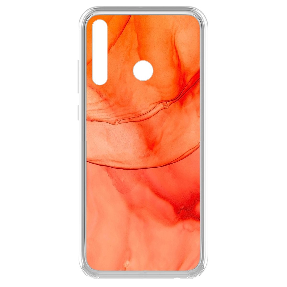 

Чехол-накладка Krutoff Clear Case Абстракт оранж для Honor 10i/ 20i