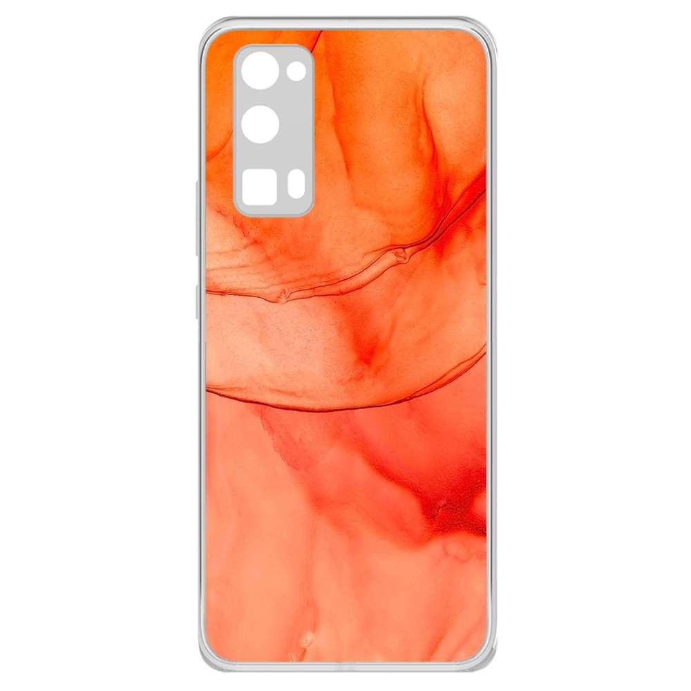 

Чехол-накладка Krutoff Clear Case Абстракт оранж для Honor 30 Pro+/30 Pro