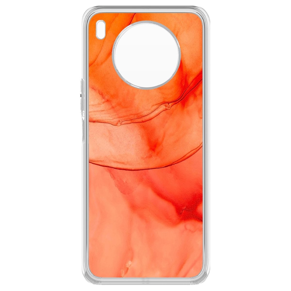 

Чехол-накладка Krutoff Clear Case Абстракт оранж для Honor 50 Lite