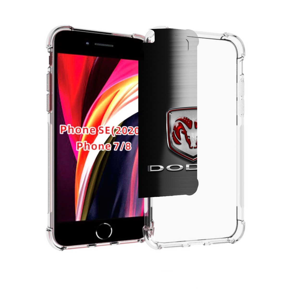 

Чехол MyPads dodge 1 мужской для iPhone 7 4.7 / iPhone 8 / iPhone SE 2 (2020), Прозрачный, Tocco