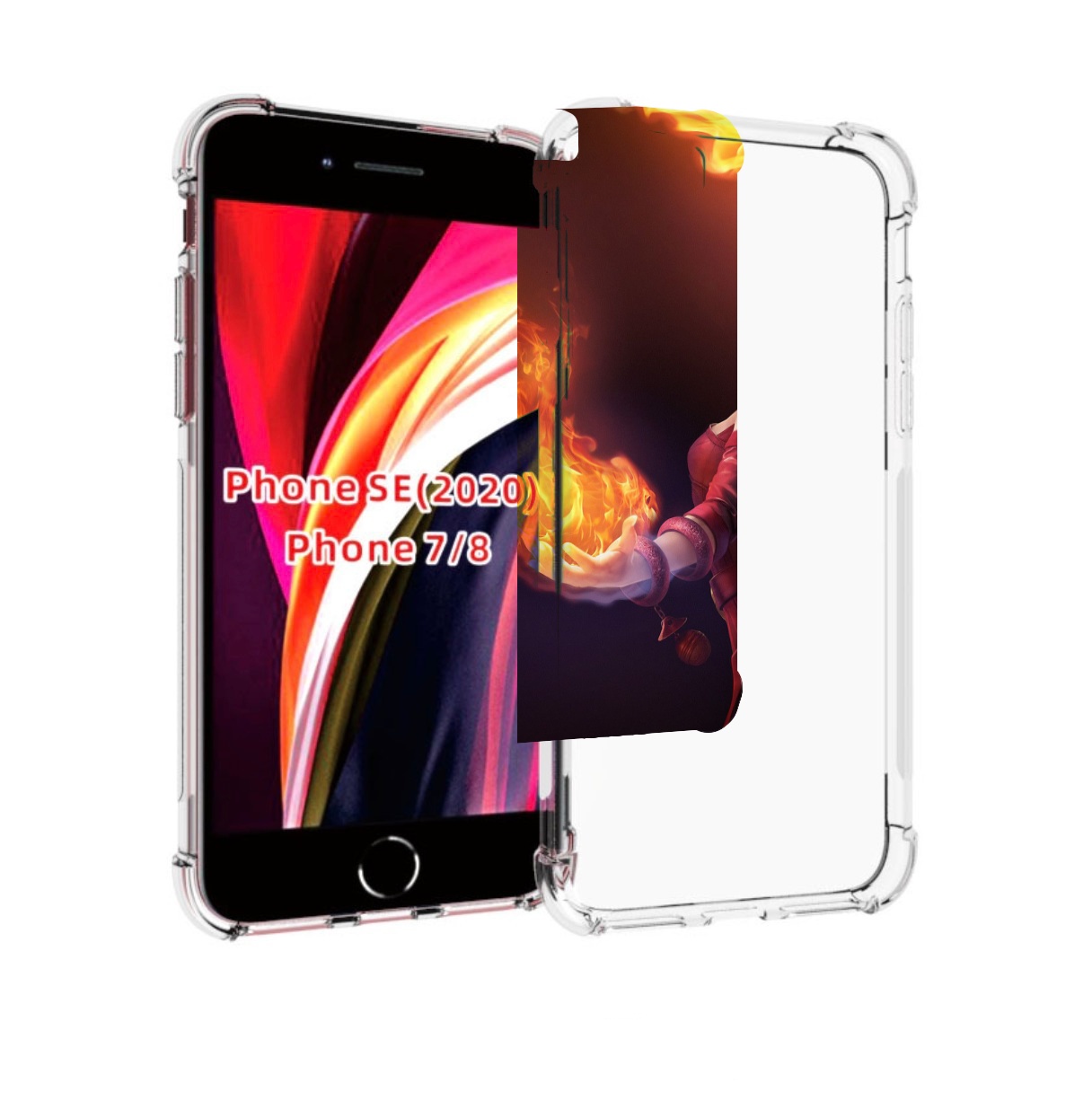 

Чехол MyPads dota 2 Lina для iPhone 7 4.7 / iPhone 8 / iPhone SE 2 (2020), Прозрачный, Tocco