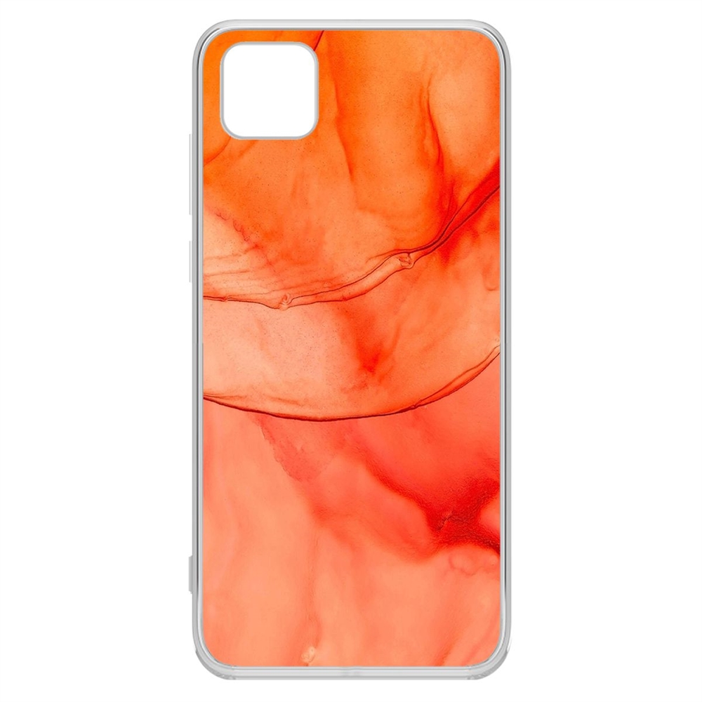 

Чехол-накладка Krutoff Clear Case Абстракт оранж для Honor 9S/Huawei Y5p