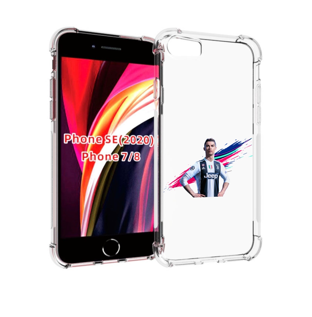 

Чехол MyPads fifa-Криштиану-Роналду мужской для iPhone 7 4.7 / iPhone 8 / iPhone SE 2, Прозрачный, Tocco