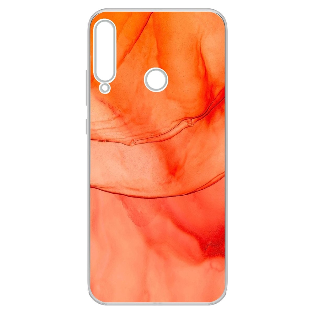 

Чехол-накладка Krutoff Clear Case Абстракт оранж для Huawei P40 Lite E/Y7p/Honor 9C