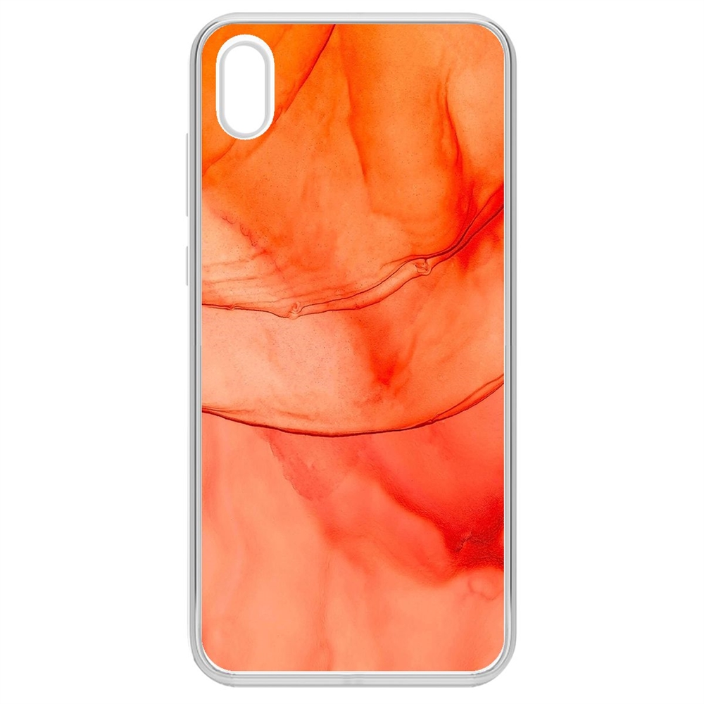 

Чехол-накладка Krutoff Clear Case Абстракт оранж для Huawei Y5 (2019)/Honor 8S/8S Prime, Прозрачный