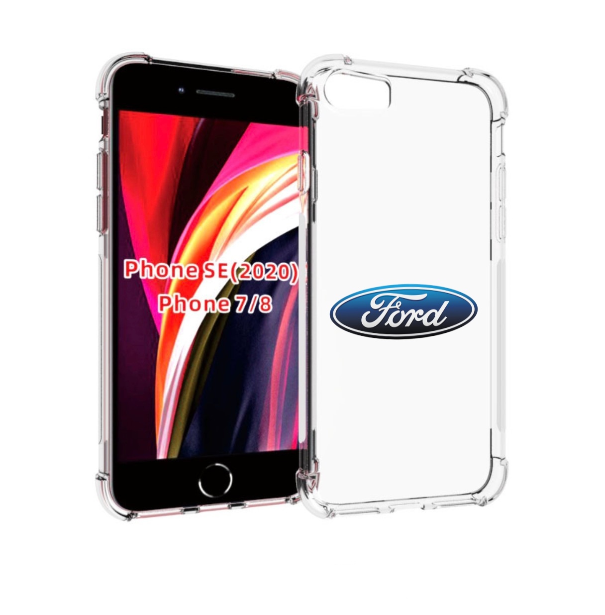 

Чехол MyPads ford-3 мужской для iPhone 7 4.7 / iPhone 8 / iPhone SE 2 (2020), Прозрачный, Tocco