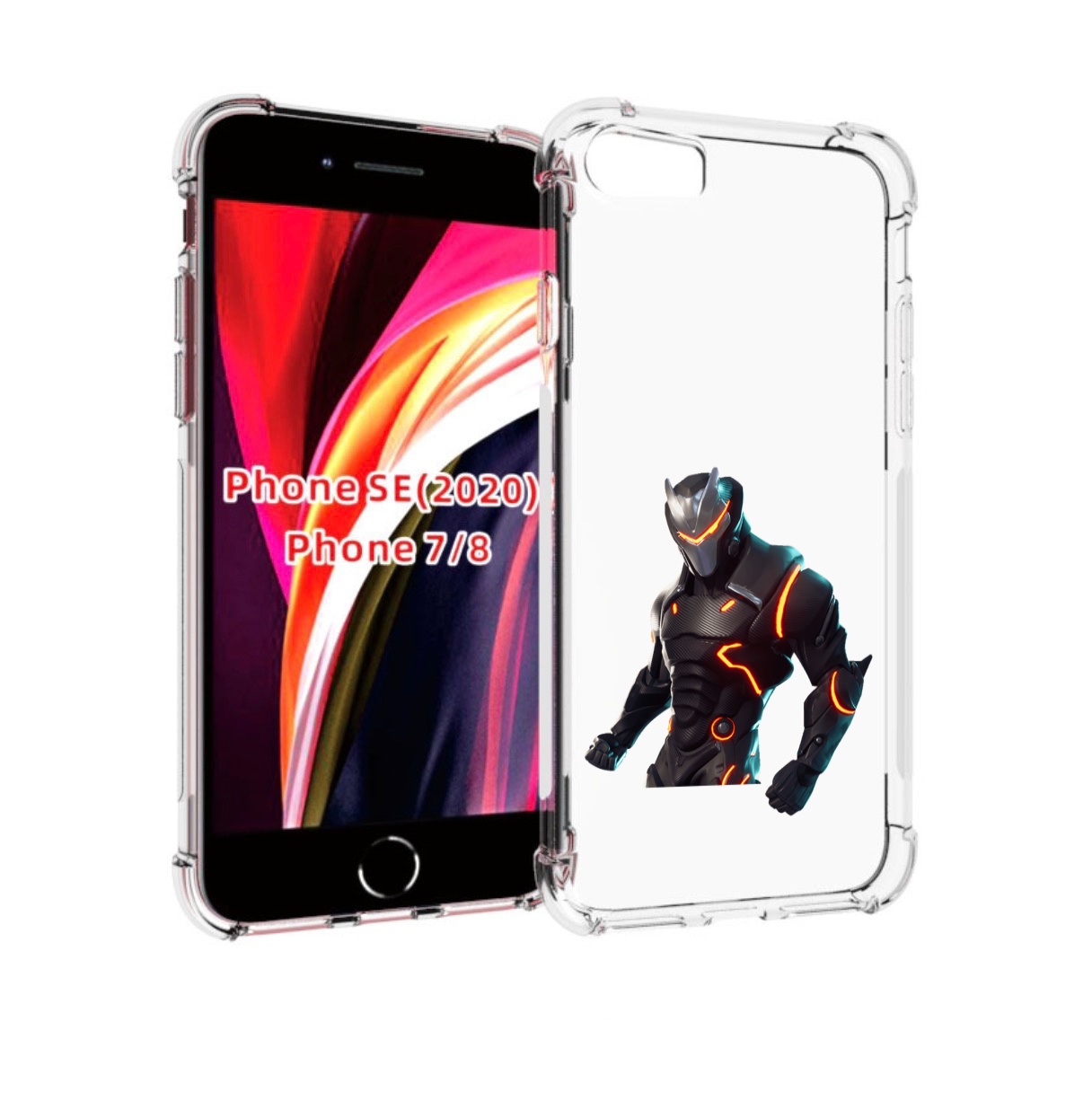 

Чехол MyPads fortnite-1 для iPhone 7 4.7 / iPhone 8 / iPhone SE 2 (2020), Прозрачный, Tocco