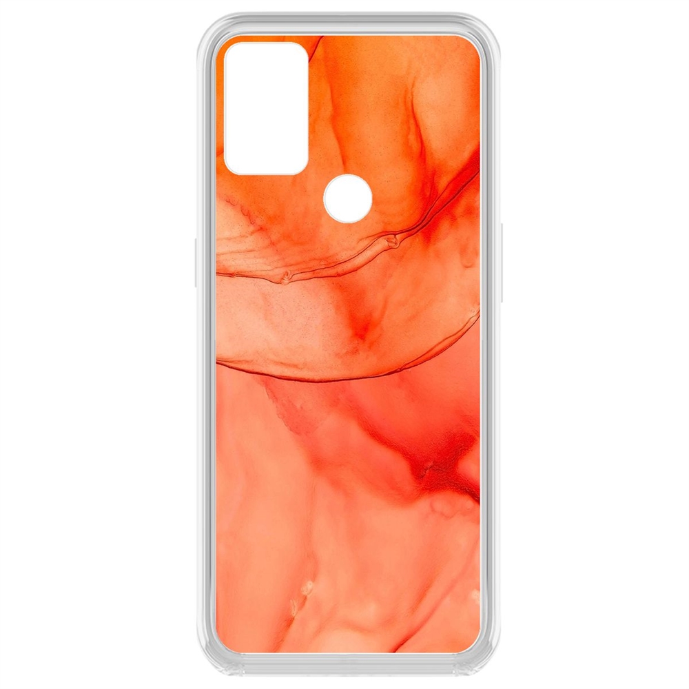 

Чехол-накладка Krutoff Clear Case Абстракт оранж для OnePlus Nord N10 5G