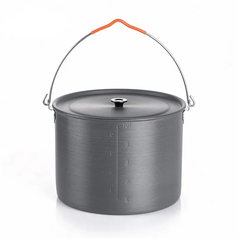 Кастрюля Naturehike H026 Aluminum Alloy Hanging Pot 10L Grey (Б/Р) 2024